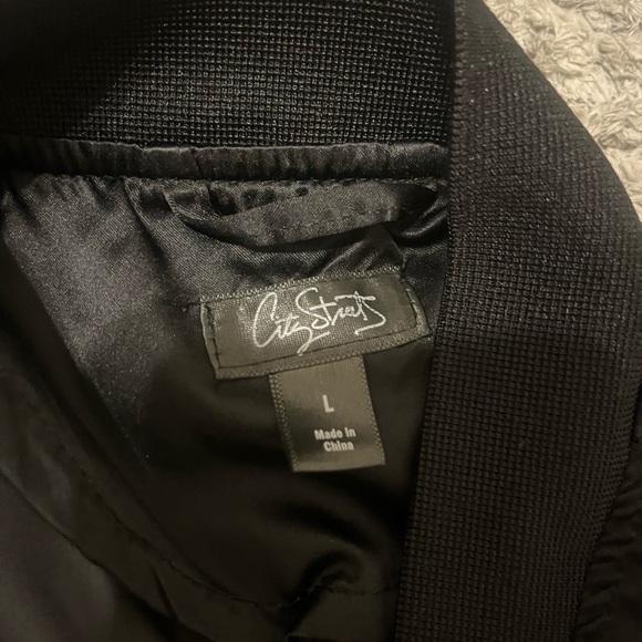 Black Zip-up Jacket - Picture 2 of 2